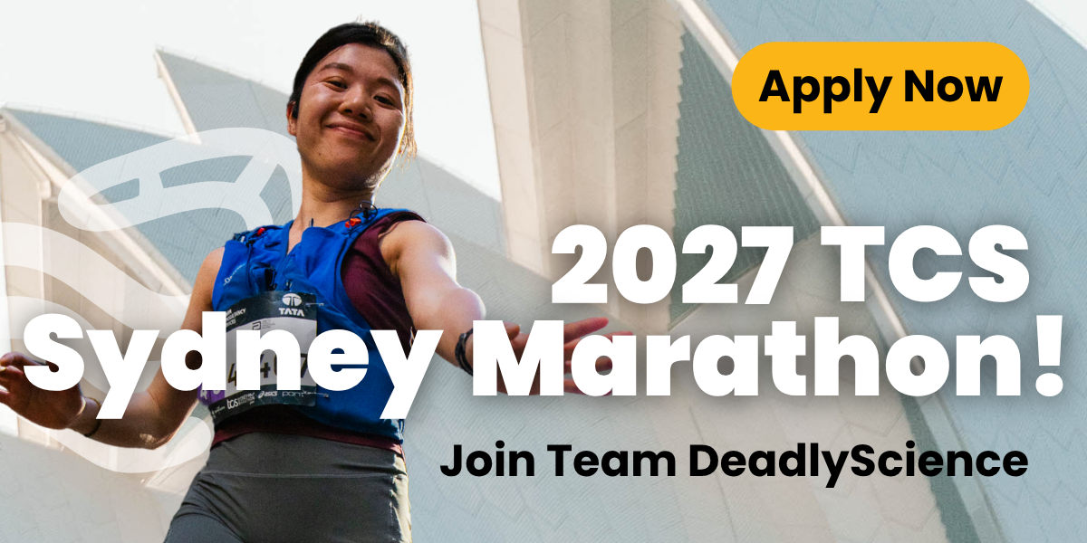 Join Team DeadlyScience at the 2027 TCS Sydney Marathon
