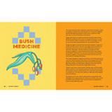 Internal page from 'The First Scientists' book focusing on the 'Bush Medicine' chapter 